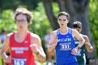 XC Wheaton & Babson  Wheaton College Men’s Cross Country compete at the 9th Annual Wheaton & Babson Season Opener on the Mark Coogan Course at Highland Park in Attleboro, Mass. - Photo By: KEITH NORDSTROM : Wheaton, XC, Cross Country, 9th Annual Wheaton & Babson Season Opener